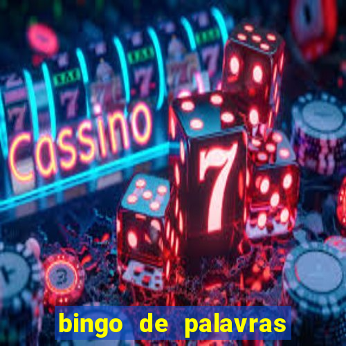 bingo de palavras cha de bebe